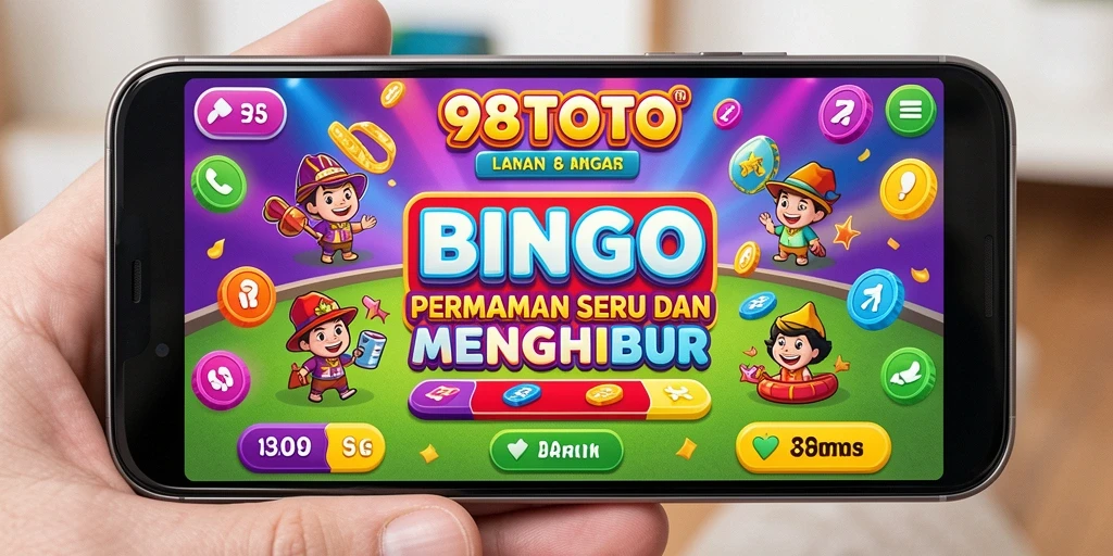Screenshot gameplay Bingo di 98TOTO yang menarik dan interaktif.