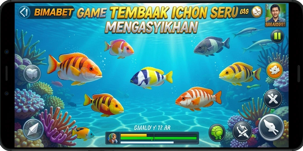 Tampilan gameplay menarik dari BIMABET saat menangkap ikan.