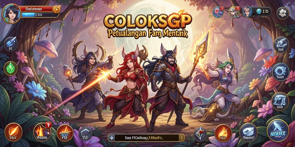 Tampilan gameplay RPG yang mendebarkan di COLOKSGP.