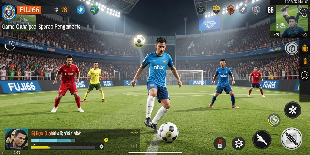 Tampilan gameplay menarik dalam FUJI66 yang penuh aksi olahraga.