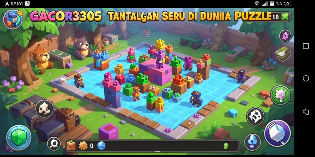 Tampak gameplay menarik Puzzle GACOR305 saat menyelesaikan tantangan.