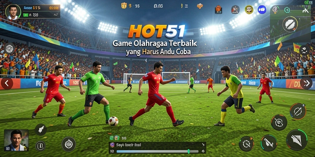 Gameplay penuh aksi dalam HOT51 menunjukkan keseruan cabang olahraga.