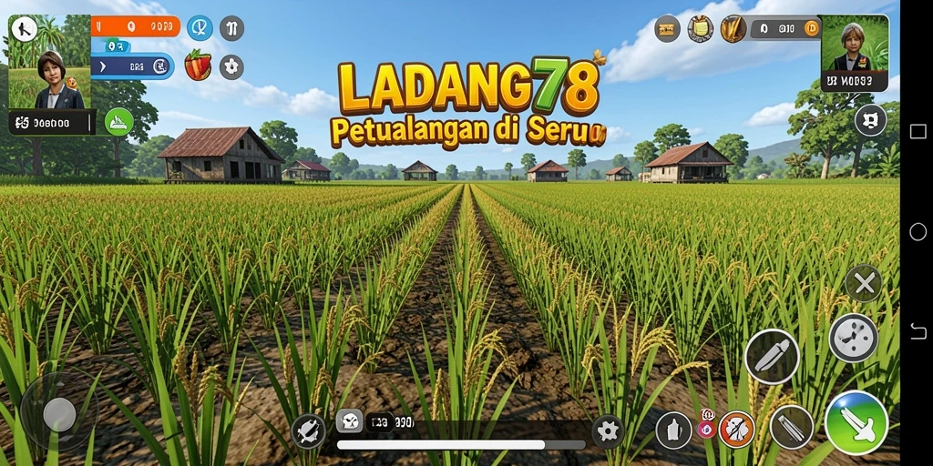 Tampilan menarik dari gameplay yang seru di LADANG78.