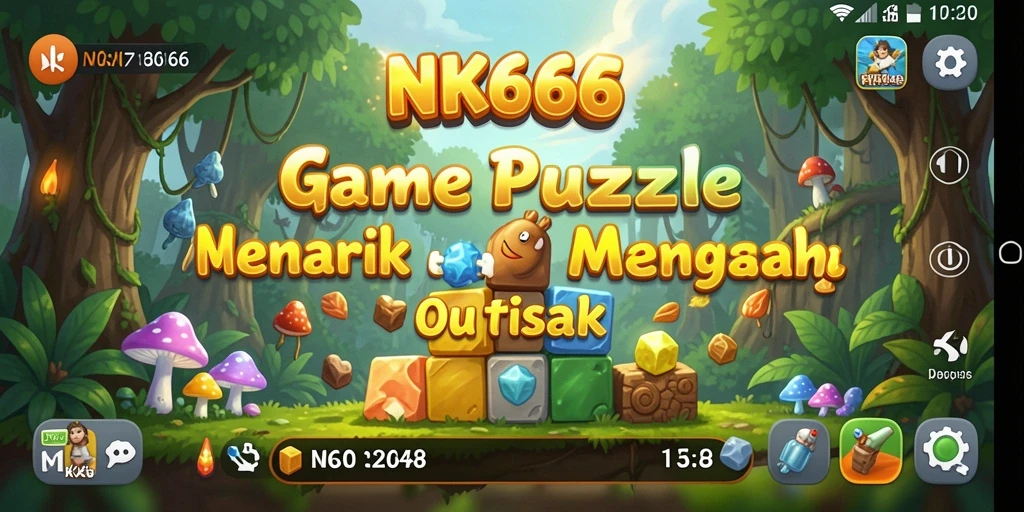Gameplay NK666 menampilkan serangkaian tantangan Puzzle yang mengasyikkan.