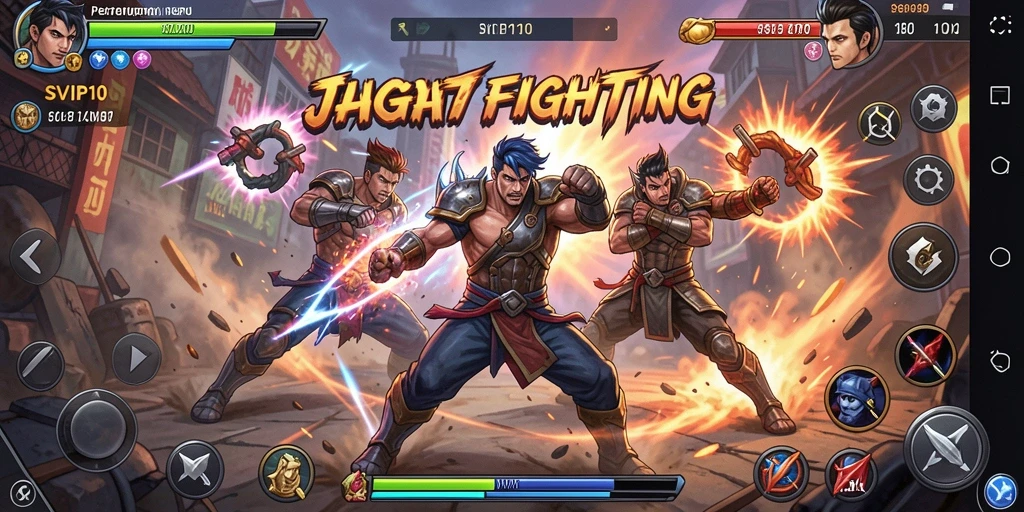 Gameplay seru dengan karakter unik dan arena menegangkan.