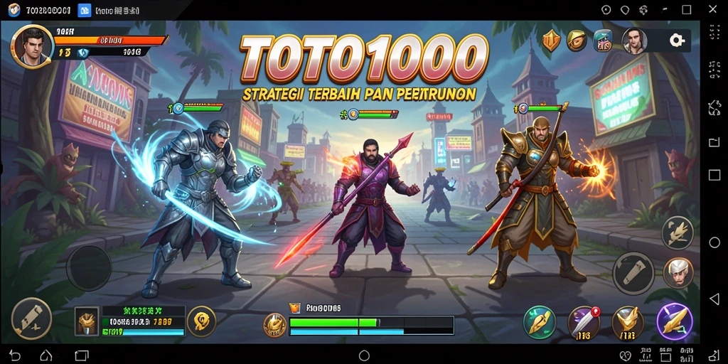 Gameplay menarik yang menunjukkan pertempuran strategis di TOTO1000.