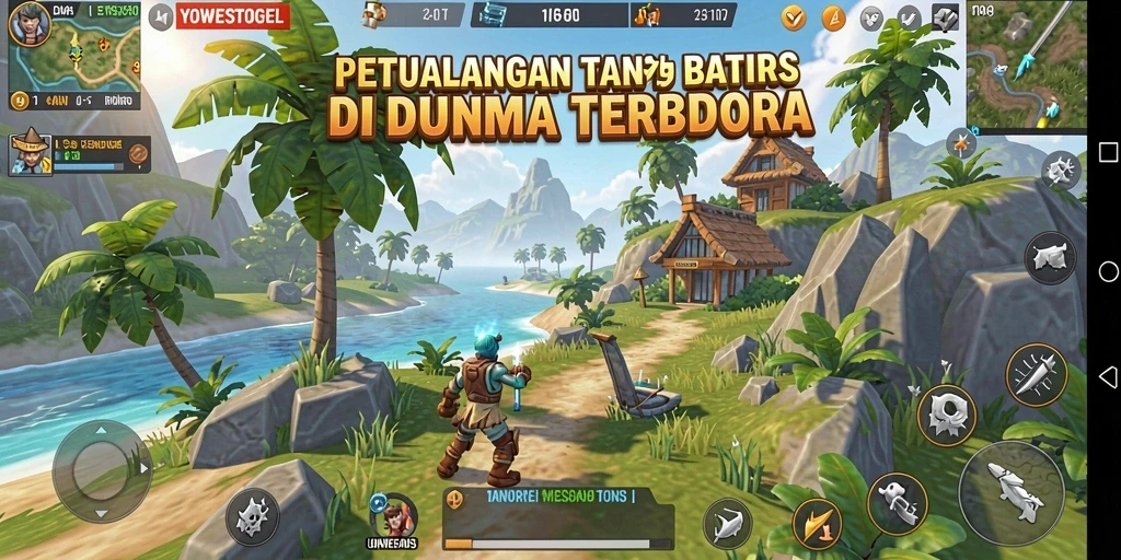 Tampilan gameplay Open World yang menakjubkan di YOWESTOGEL.